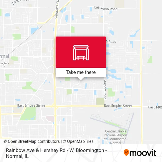 Rainbow Ave & Hershey Rd - W map