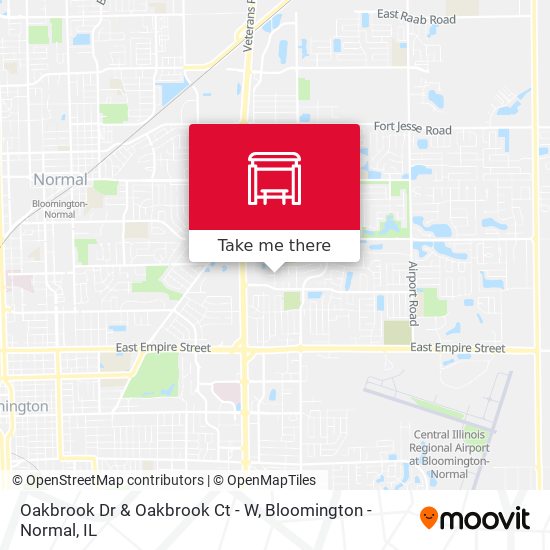 Mapa de Oakbrook Dr & Oakbrook Ct - W