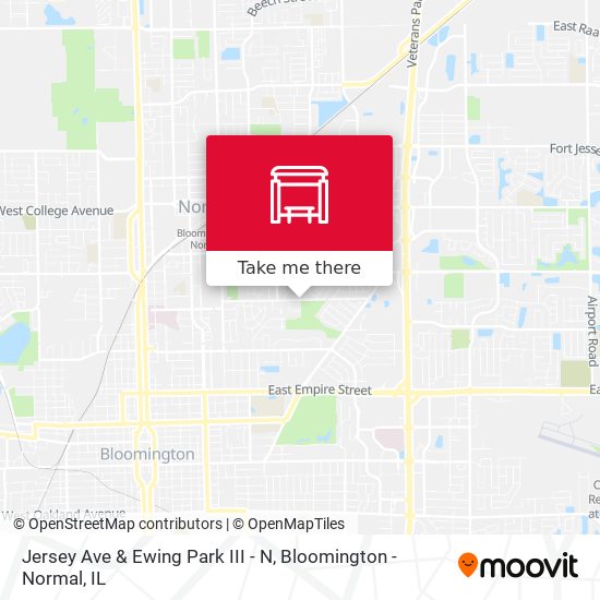 Jersey Ave & Ewing Park III - N map
