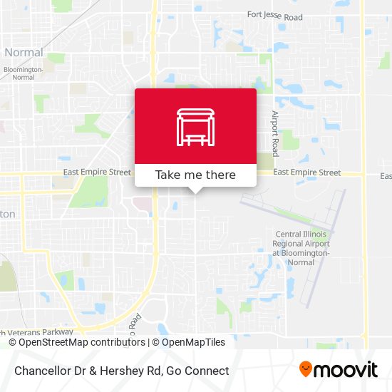 Chancellor Dr & Hershey Rd map