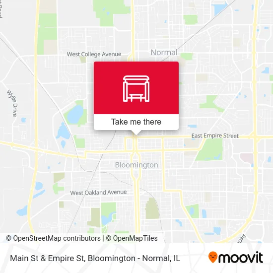 Main St & Empire St map