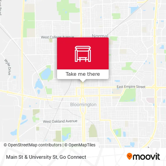 Mapa de Main St & University St
