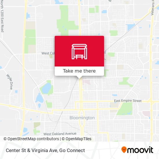 Center St & Virginia Ave map