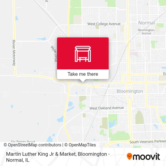 Martin Luther King Jr & Market map