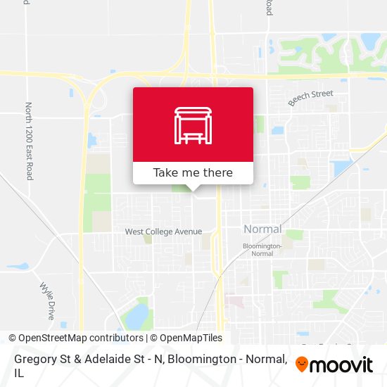 Gregory St & Adelaide St - N map