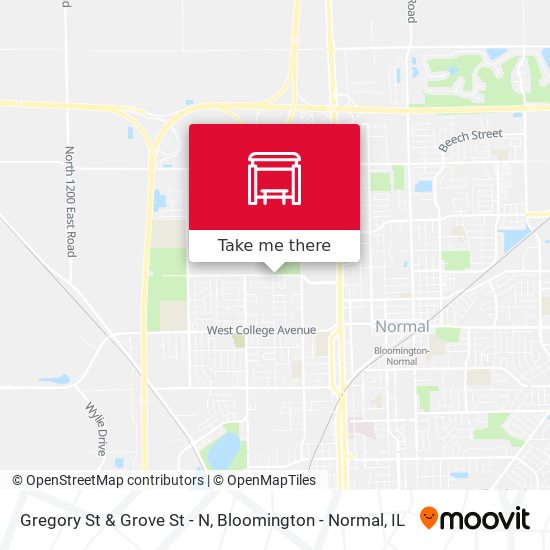Mapa de Gregory St & Grove St - N