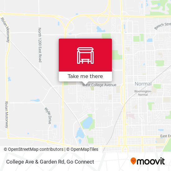 College Ave & Garden Rd map