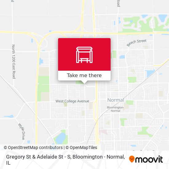 Gregory St & Adelaide St - S map