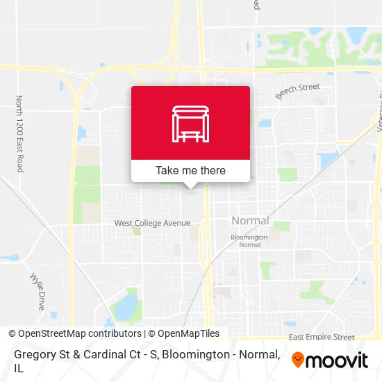 Mapa de Gregory St & Cardinal Ct - S