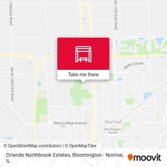 Orlando Northbrook Estates map