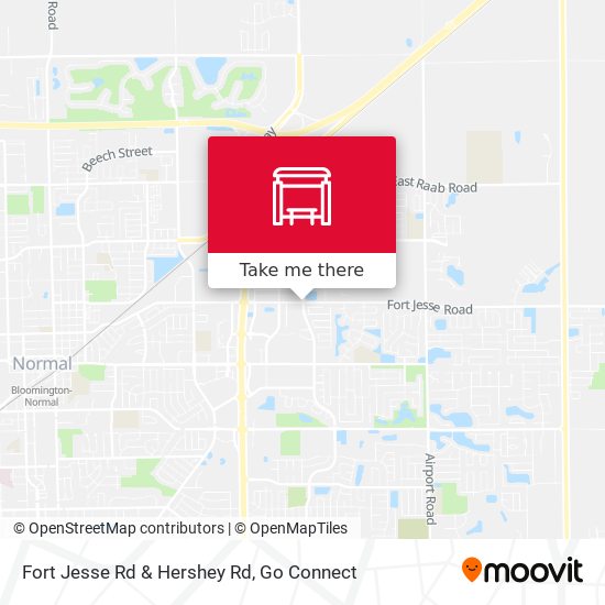Mapa de Fort Jesse Rd & Hershey Rd