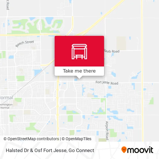 Mapa de Halsted Dr & Osf Fort Jesse
