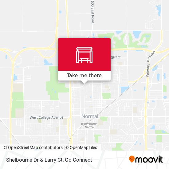 Shelbourne Dr & Larry Ct map