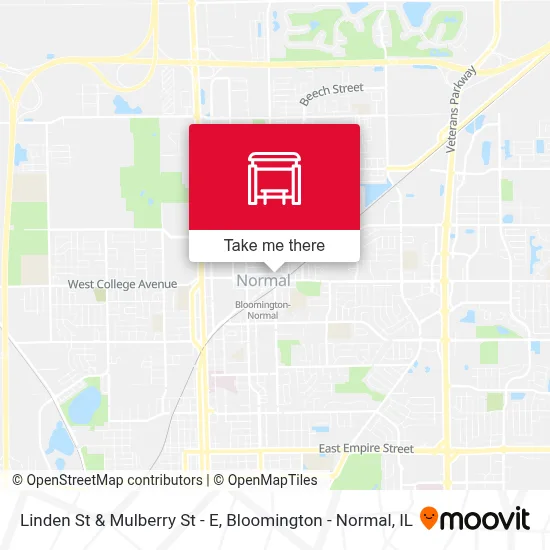 Linden St & Mulberry St - E map