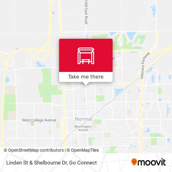 Mapa de Linden St & Shelbourne Dr