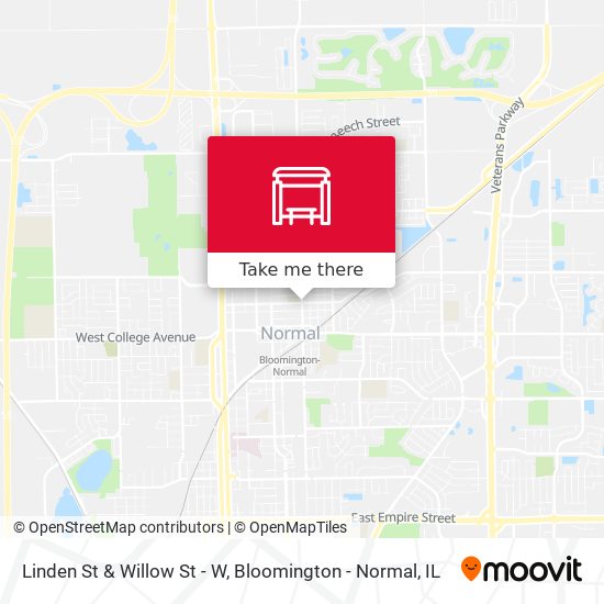 Mapa de Linden St & Willow St - W