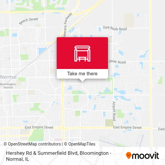 Hershey Rd & Summerfield Blvd map