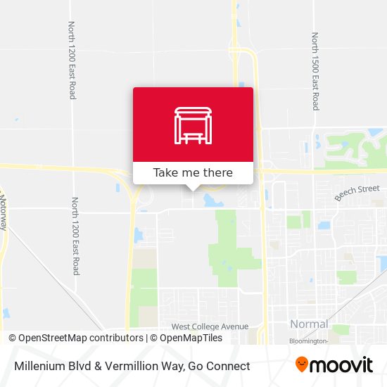 Mapa de Millenium Blvd & Vermillion Way