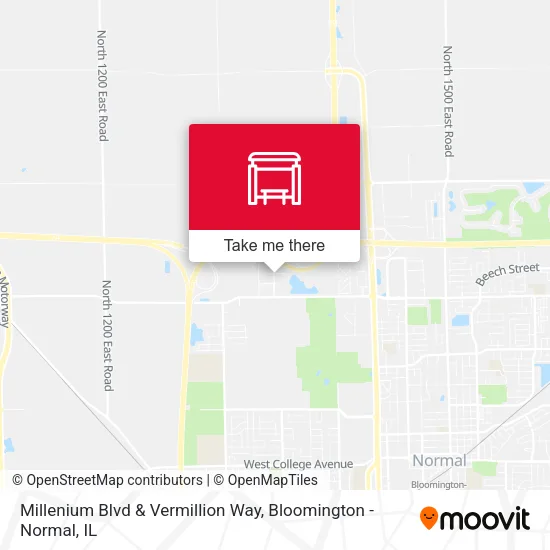 Millenium Blvd & Vermillion Way map