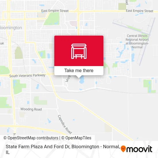 State Farm Plaza And Ford Dr map