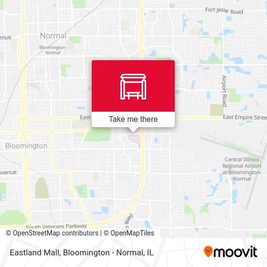 Eastland Mall map