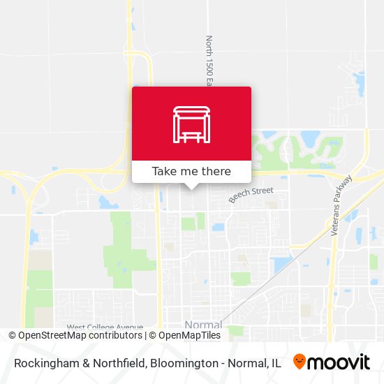 Rockingham & Northfield map