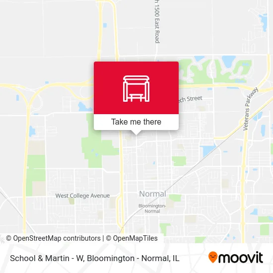 School & Martin - W map