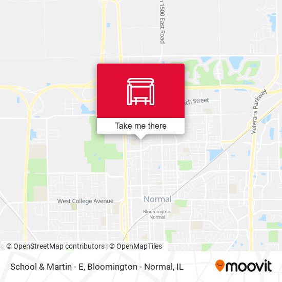 School & Martin - E map