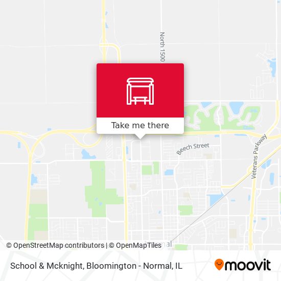 School & Mcknight map