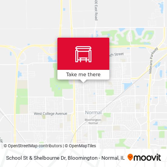 School St & Shelbourne Dr map