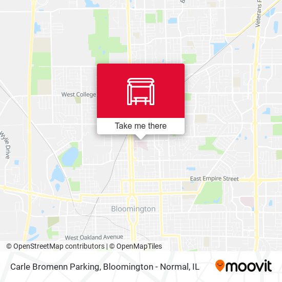 Mapa de Carle Bromenn Parking