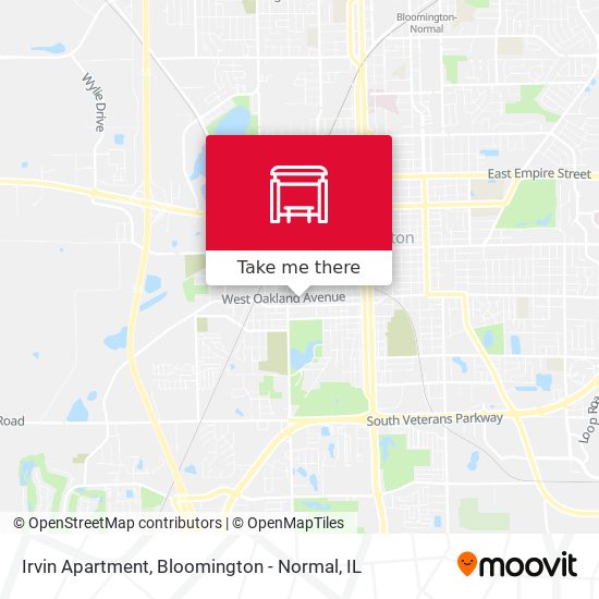 Mapa de Irvin Apartment