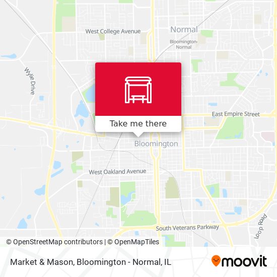 Market & Mason map