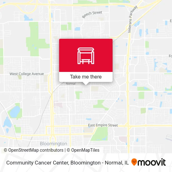 Community Cancer Center map