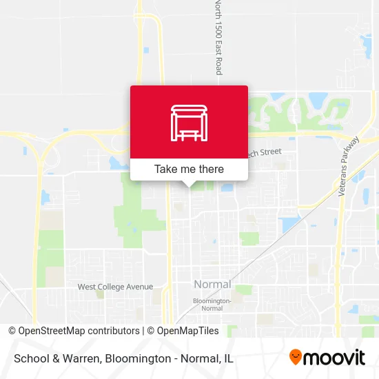 Mapa de School & Warren