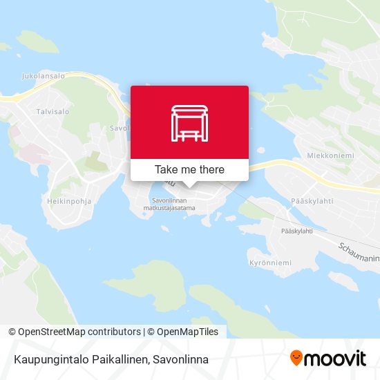 Kaupungintalo Paikallinen map