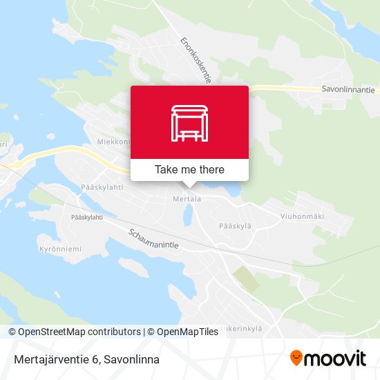 Mertajärventie 6 map