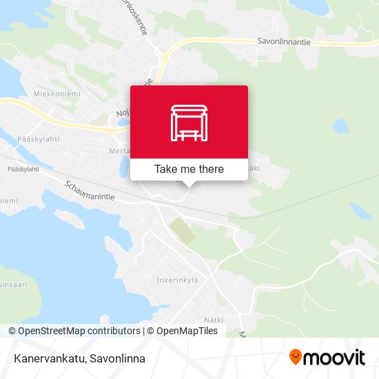 Kanervankatu map