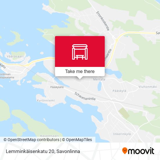 Lemminkäisenkatu 20 map