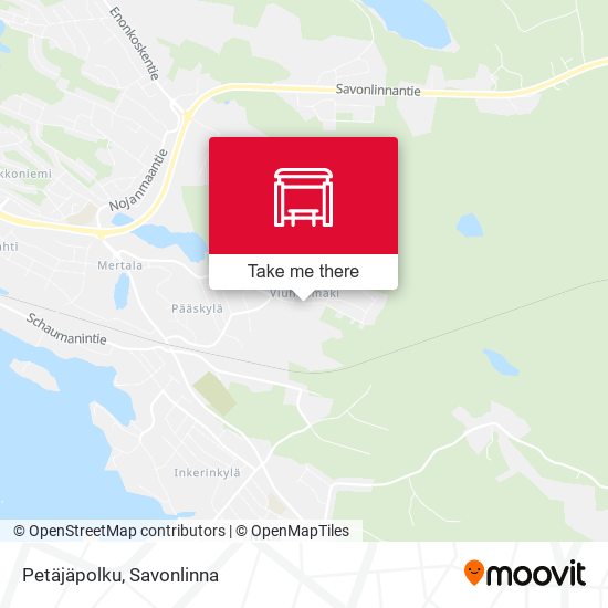Petäjäpolku map