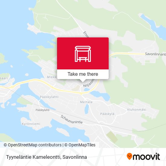 Tyyneläntie Kameleontti map
