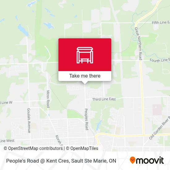 People's Road @ Kent Cres map