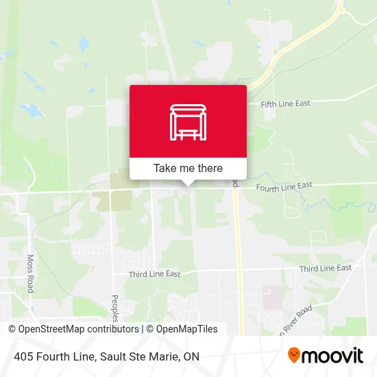405 Fourth Line map