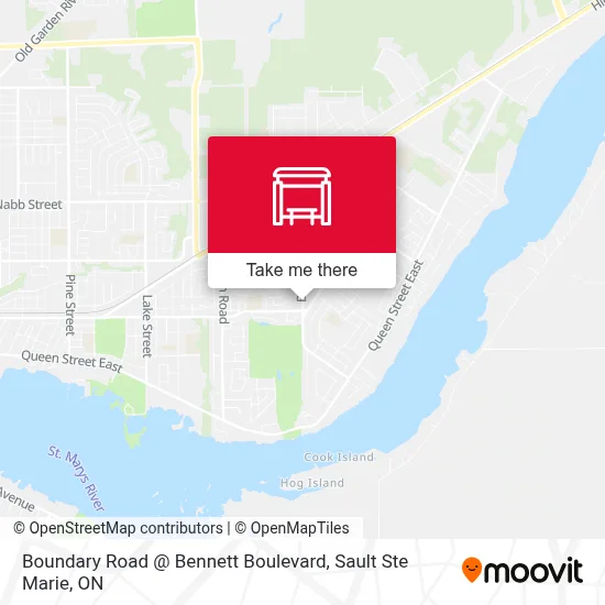 Boundary Road @ Bennett Boulevard map