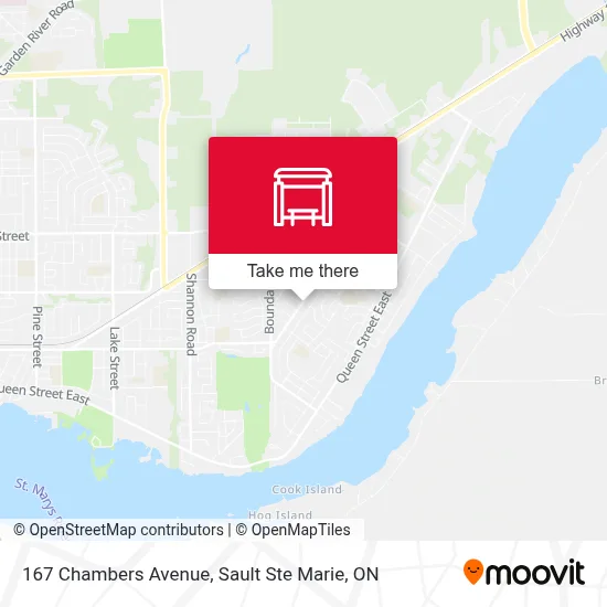 167 Chambers Avenue map