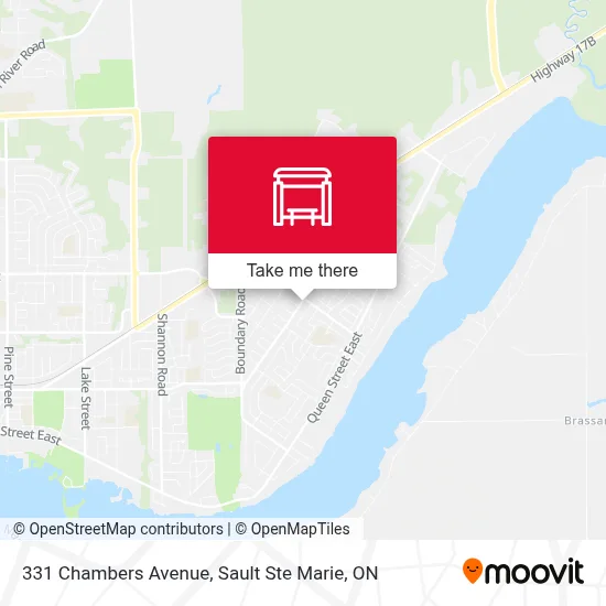 331 Chambers Avenue map
