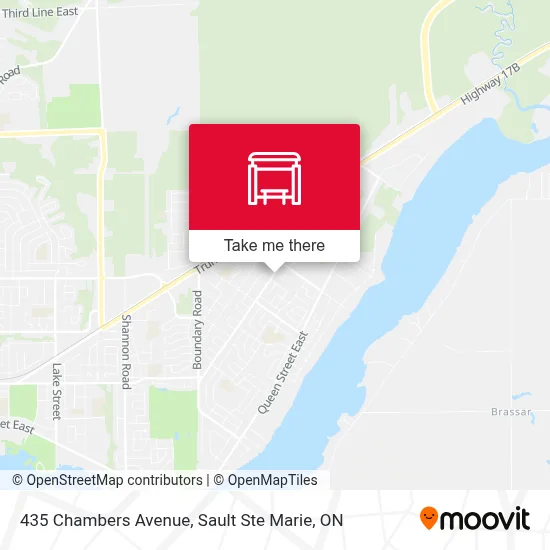 435 Chambers Avenue map