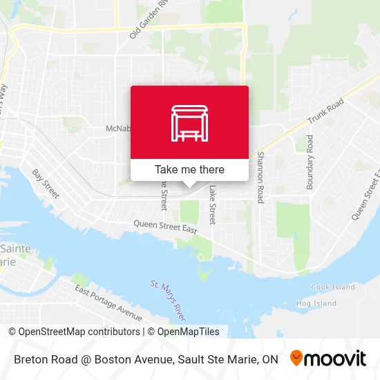 Breton Road @ Boston Avenue map
