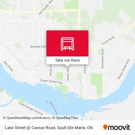 Lake Street @ Caesar Road map