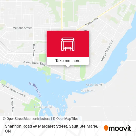 Shannon Road @ Margaret Street map
